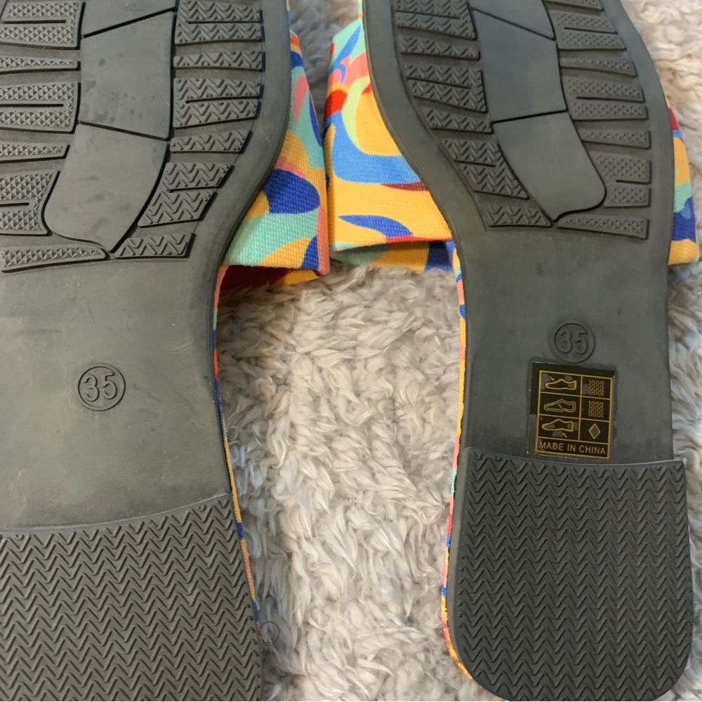 Girls Colorful Slide Sandals Set - Picture 12 of 13